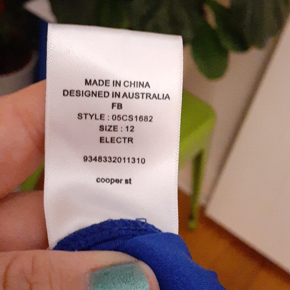 Cooper St blue dress size 12 - Picture 7 of 8